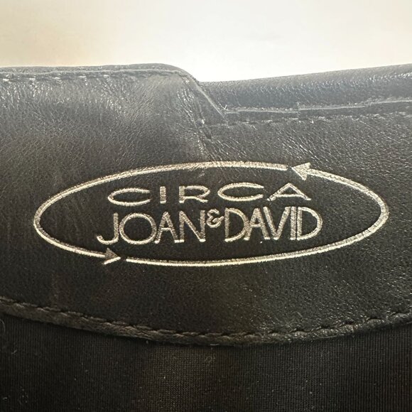 Circa Joan & David CJFRESH Black Leather Ankle Boots Womans Size US 8.5M - Picture 10 of 12